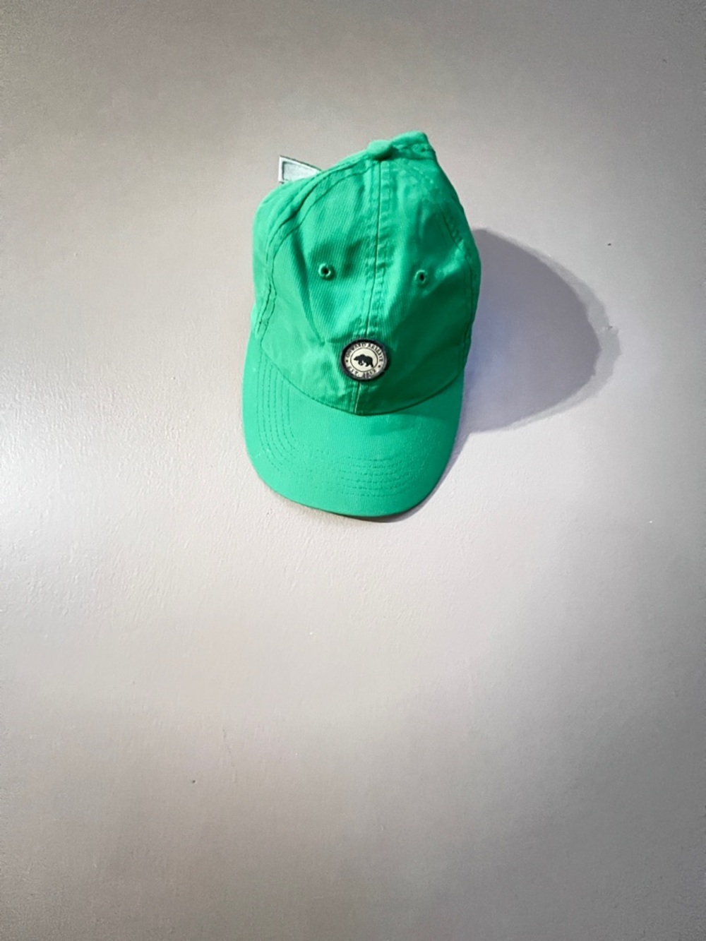 Green Baseball Cap with Circular Patch